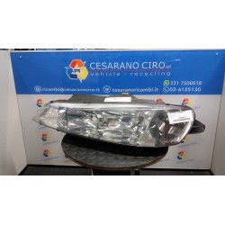 PROIETTORE CON REGOLATORE ALTEZZA SX. 092 PEUGEOT 406 (04/99-05/04) RHZ 6204V2