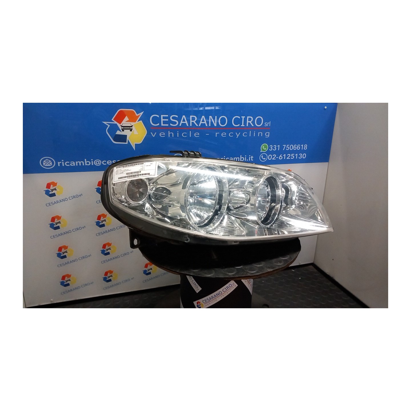 PROIETTORE DX. 110 FIAT PUNTO CLASSIC (2U) (01/07-12/1 188A4000 51760025