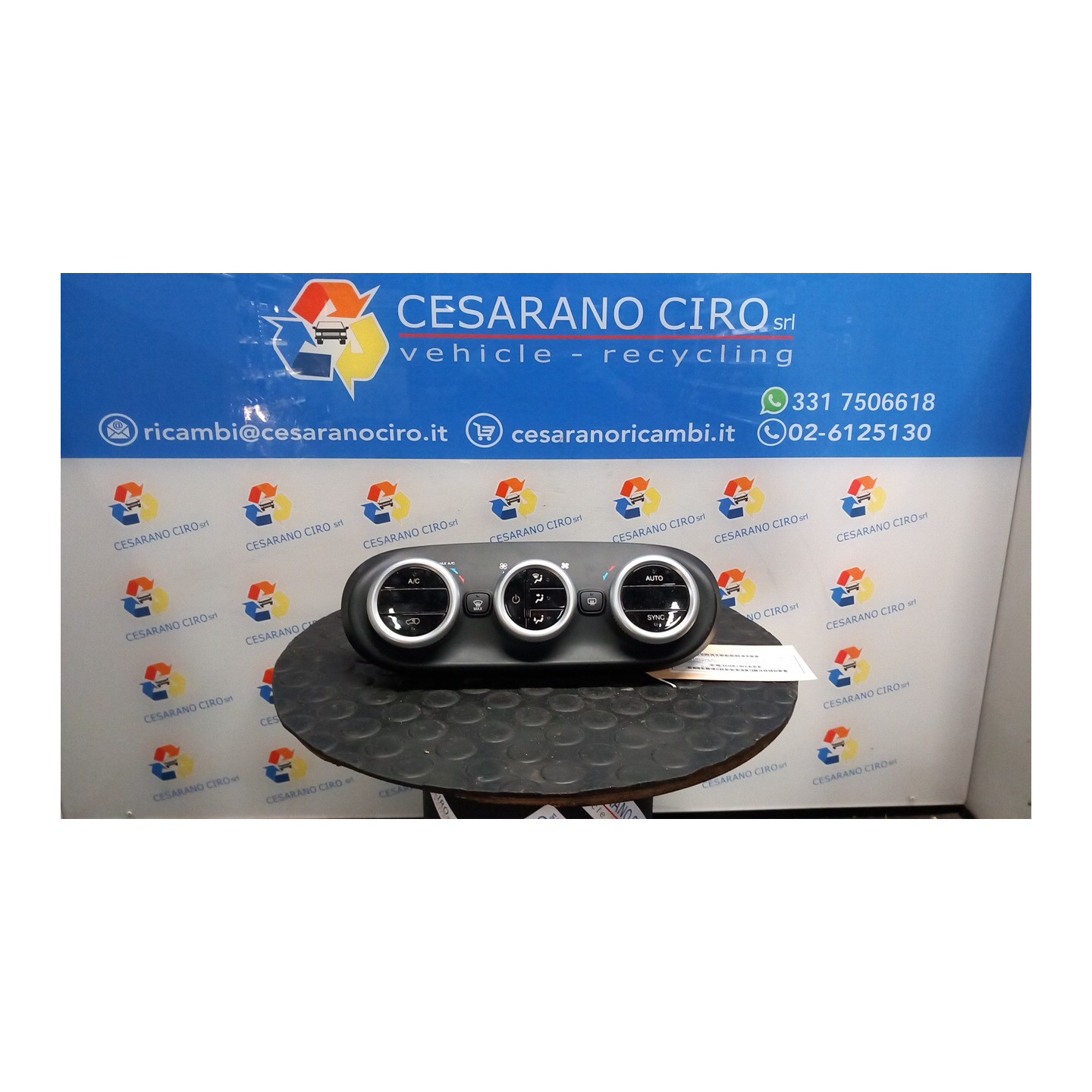 BLOCCO COMANDO CLIMATIZZAZIONE 180 FIAT 500X (5F) (11/14-08/19) 55260384 735637900