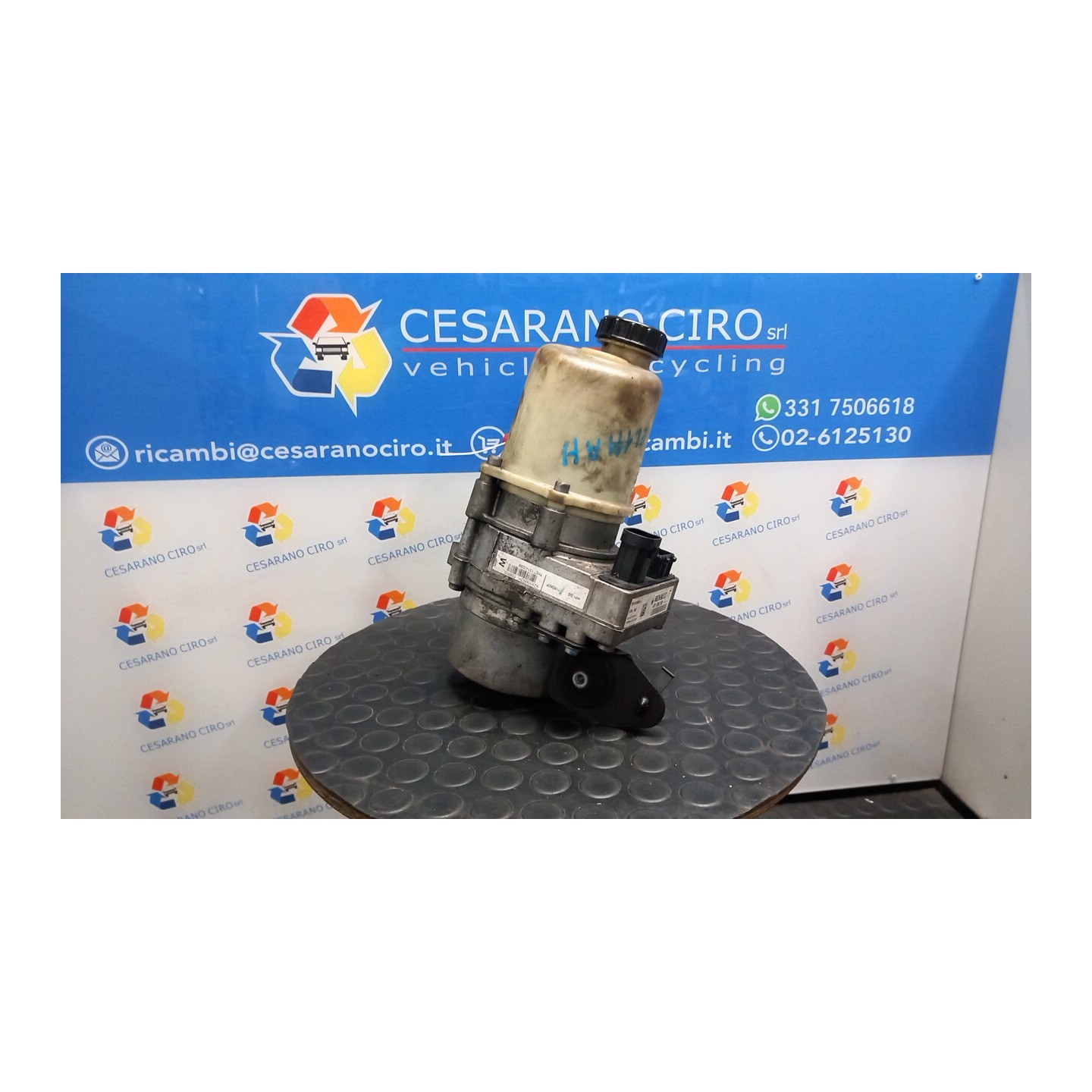 POMPA SERVOSTERZO C/SERBATOIO 190 DACIA SANDERO (07/08-04/13) K7MA8 491106619R