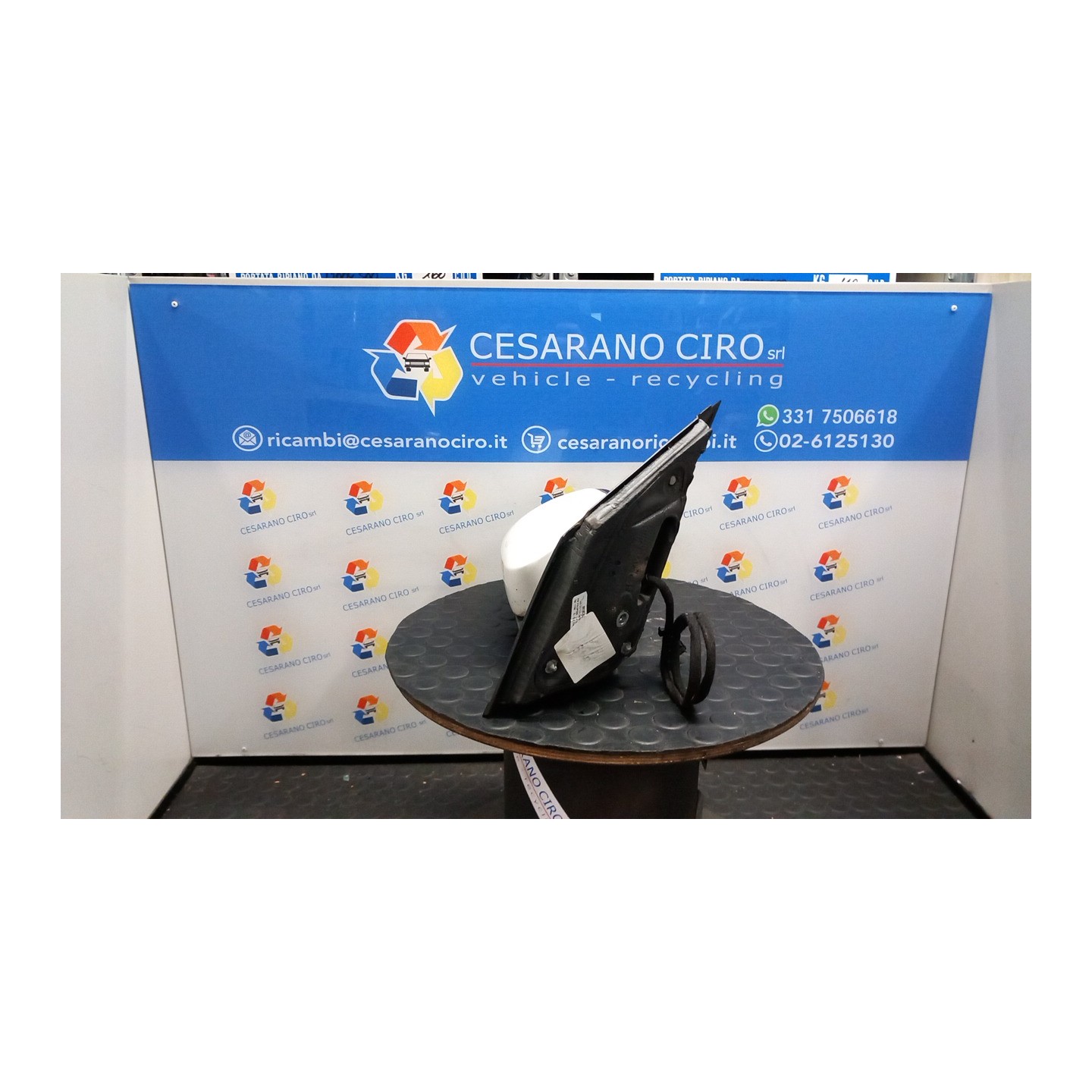 RETROVISORE EST. REGOLAZ. ELETTR. PRODOTTO A PAMPLONA; UITENHAGE DX. 053 VOLKSWAGEN POLO (6R) (05/09-10/14) CGP 6R1857508D9B9