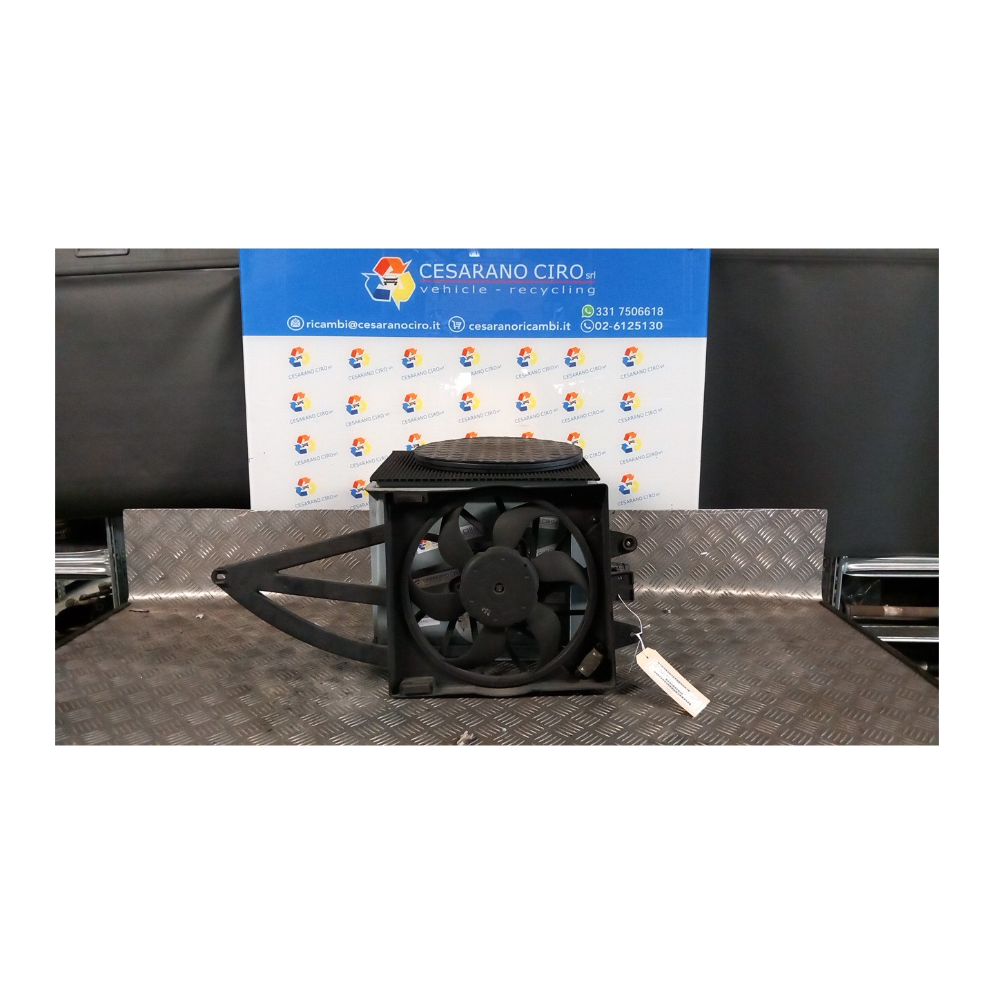 CONVOGLIATORE ARIA C/ELETTROVENTOLA 001 FIAT PANDA (2Q) (09/03-12/10) 188A4000 51848272