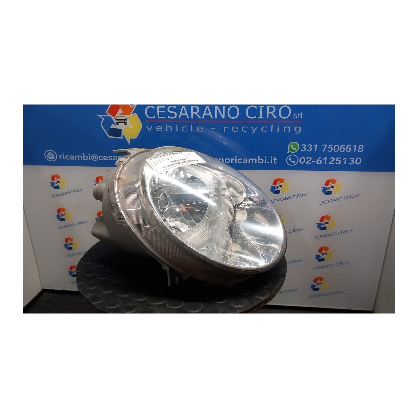 PROIETTORE DX. 025 CHEVROLET (DAEWOO) MATIZ (M100) (12/00-02/06) F8CV 96563483