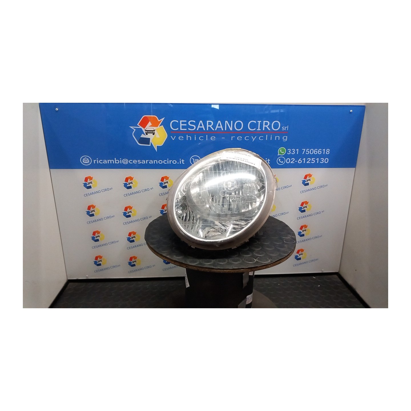 PROIETTORE SX. 037 CHEVROLET (DAEWOO) MATIZ (M100) (12/00-02/06) F8CV 96563482