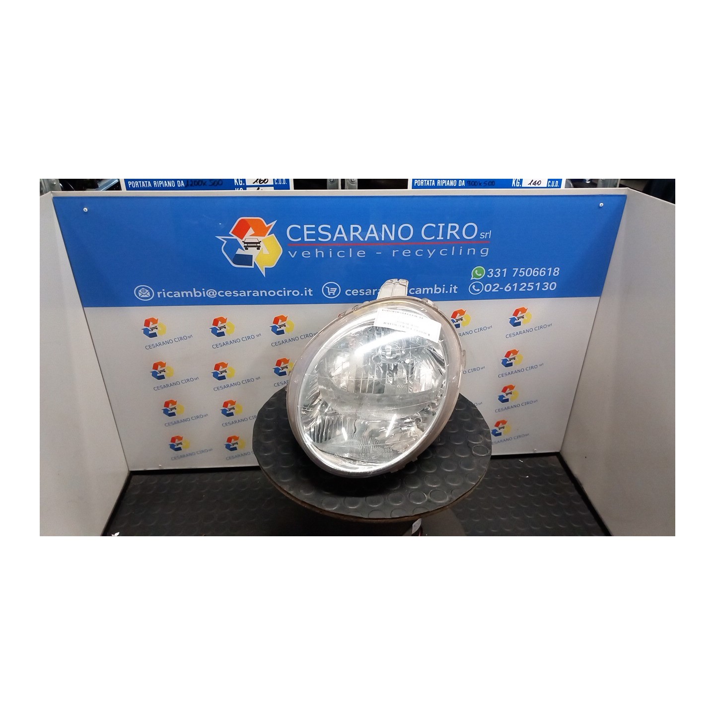 PROIETTORE SX. 037 CHEVROLET (DAEWOO) MATIZ (M100) (12/00-02/06) F8CV 96563482