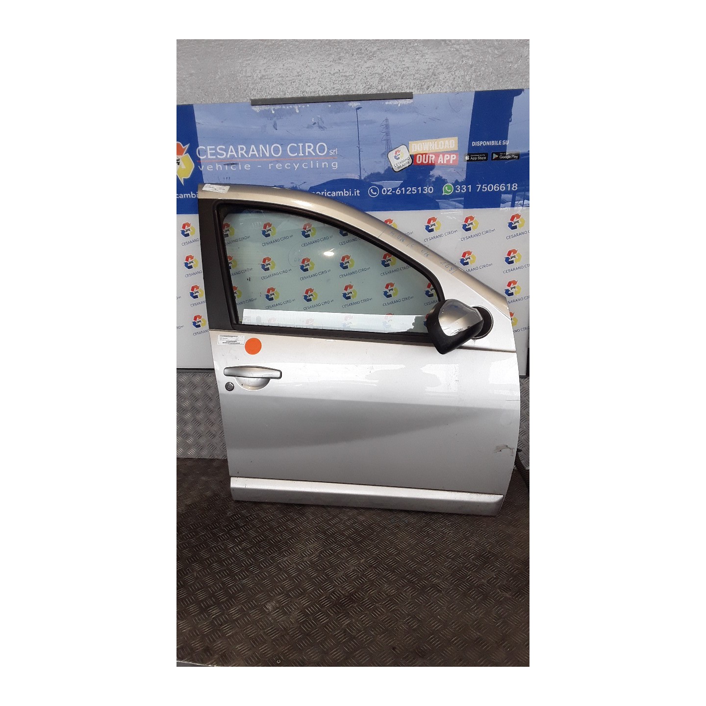 PORTA ANT. DX. 097 DACIA SANDERO (07/08-) D4FF7 6001551296