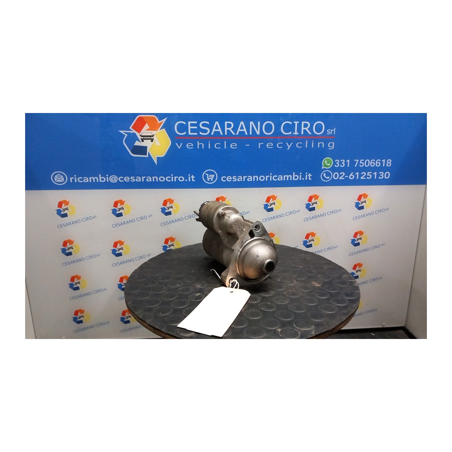 MOTORINO AVVIAMENTO 100 CHEVROLET (DAEWOO) MATIZ (M100) (12/00-02/06) B10S 96518887