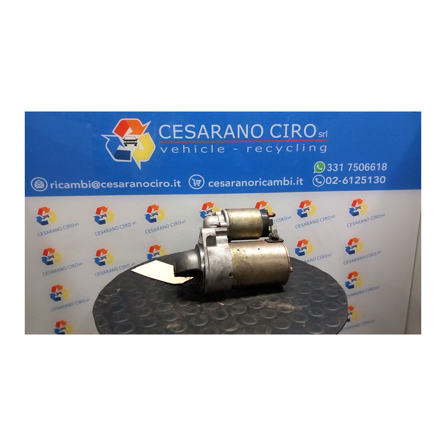 MOTORINO AVVIAMENTO 100 CHEVROLET (DAEWOO) MATIZ (M100) (12/00-02/06) B10S 96518887