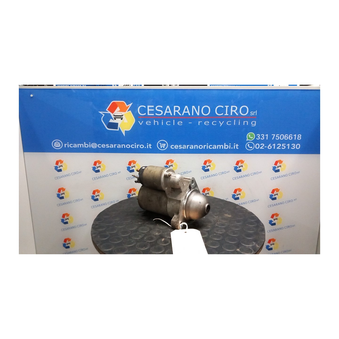 MOTORINO AVVIAMENTO 100 CHEVROLET (DAEWOO) MATIZ (M100) (12/00-02/06) B10S 96518887