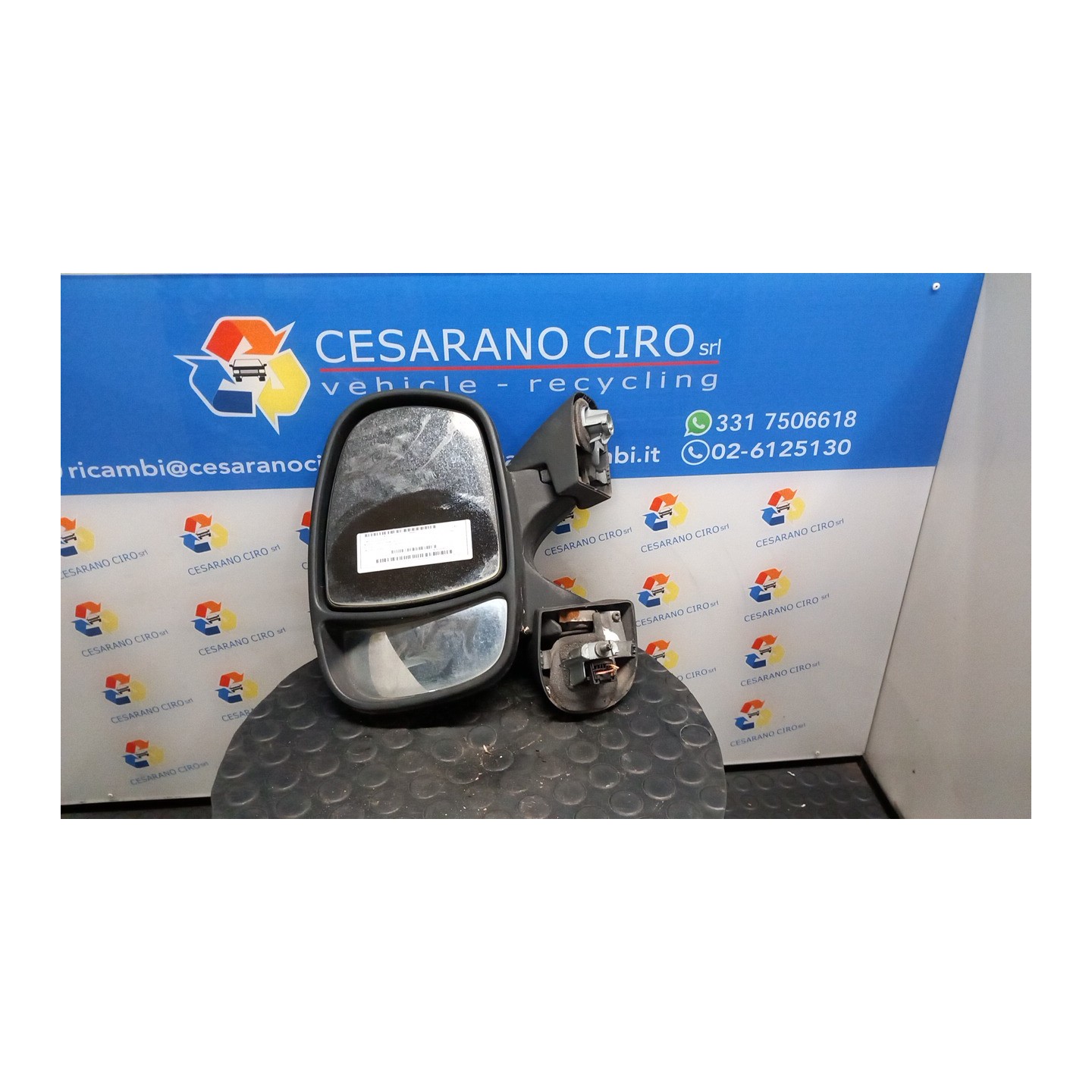 RETROVISORE EST. REGOLAZ. ELETTR. SX. 009 RENAULT TRAFIC (09/06-04/10) G9UB6 963028030R