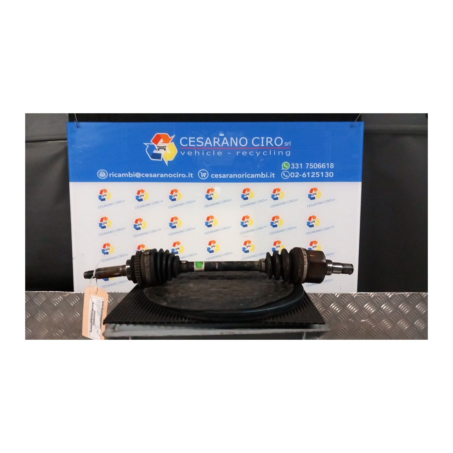 SEMIALBERO ANT. COMPL. SX. 145 CHEVROLET (DAEWOO) MATIZ (M100) (12/00-02/06) B10S 96287811