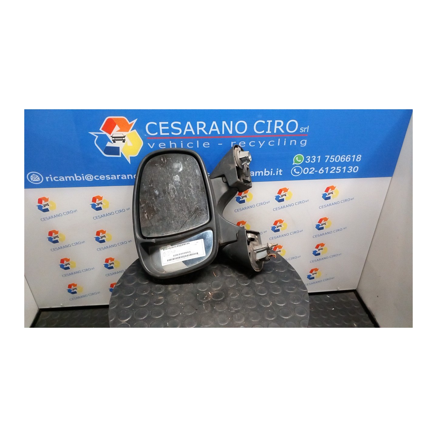 RETROVISORE EST. REGOLAZ. ELETTR. SX. 067 RENAULT TRAFIC (06/01-09/06) G9UB7 963029293R