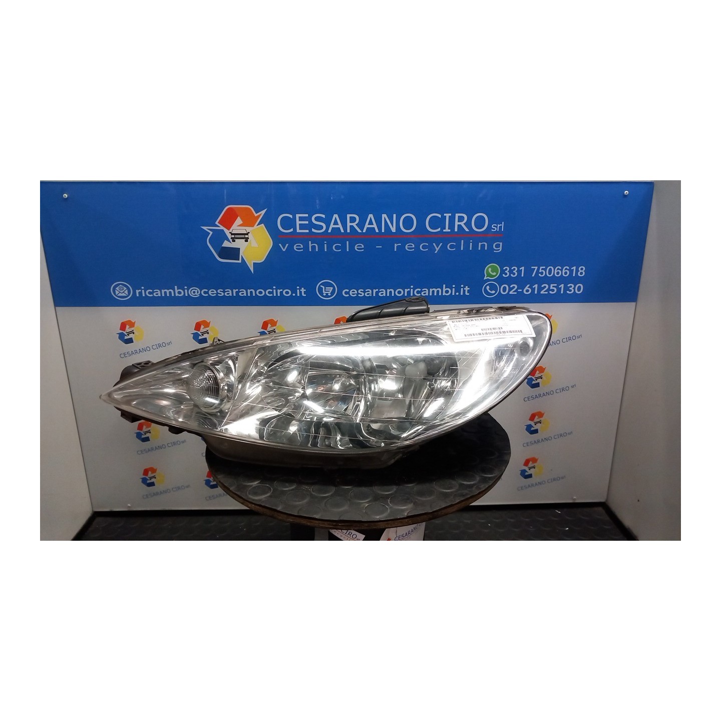 PROIETTORE SX. 075 PEUGEOT 206 (09/98-06/09) KFW 6204S7