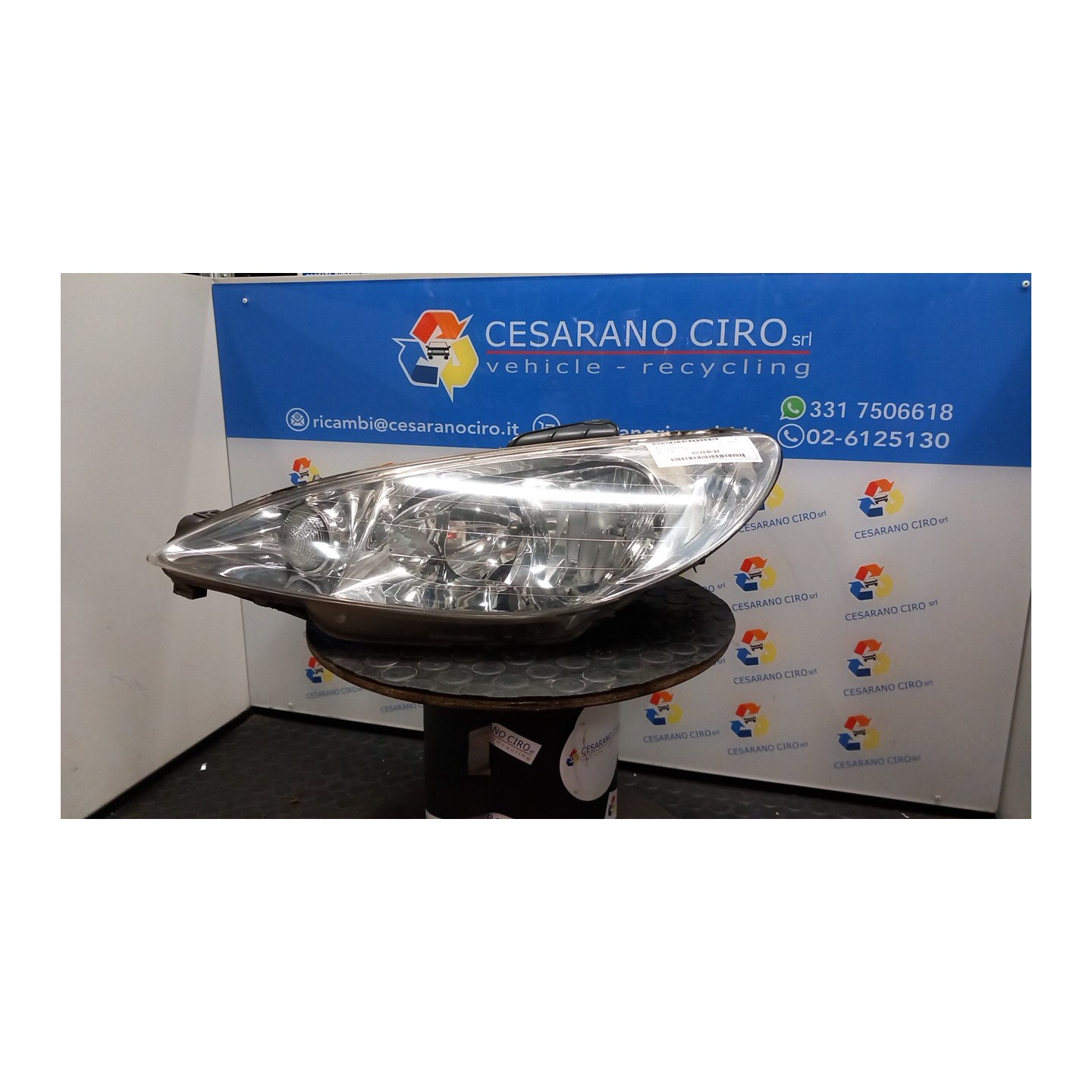 PROIETTORE SX. 075 PEUGEOT 206 (09/98-06/09) KFW 6204S7