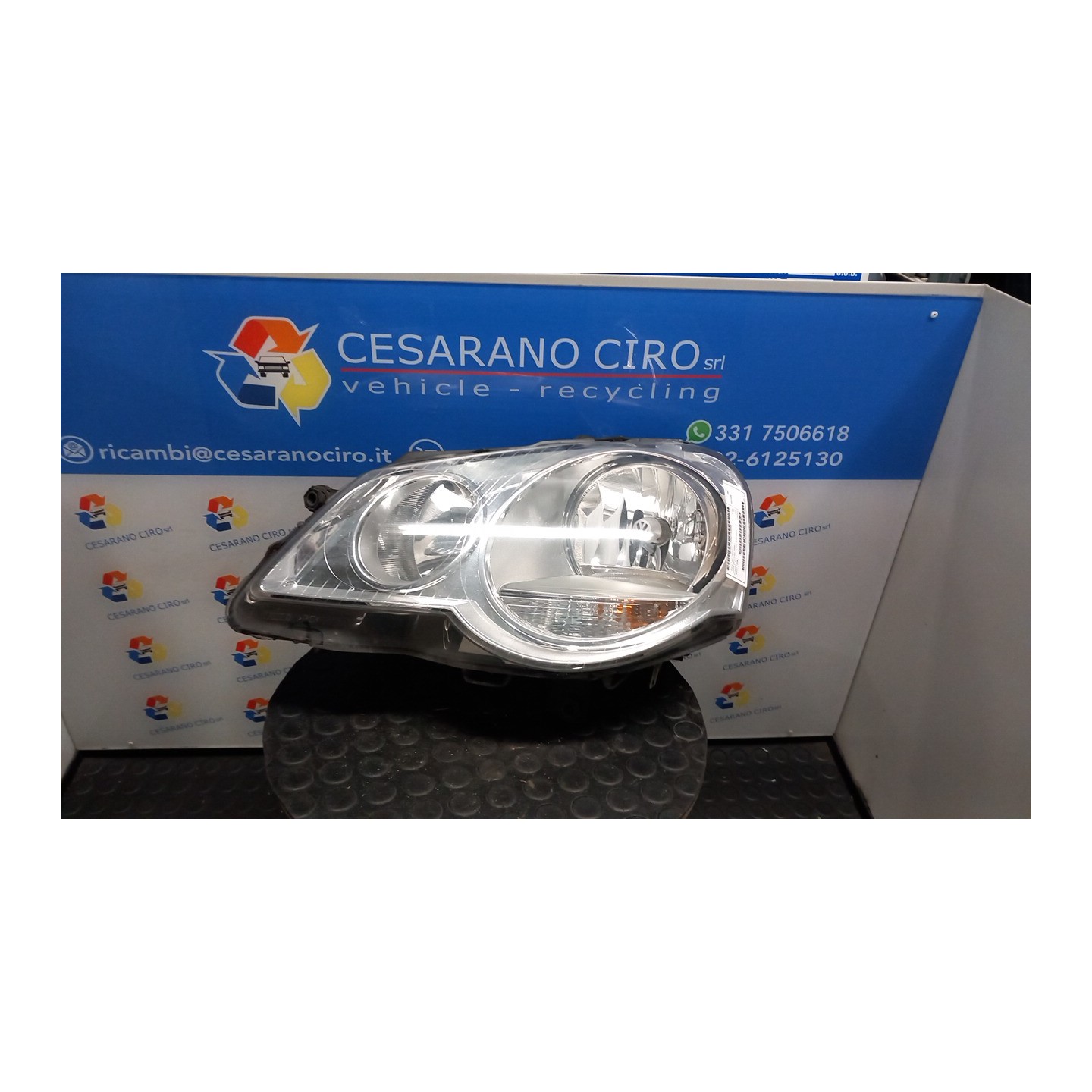 PROIETTORE VALEO SX. 099 VOLKSWAGEN POLO (9N) (04/05-) BNM 6Q1941007AT