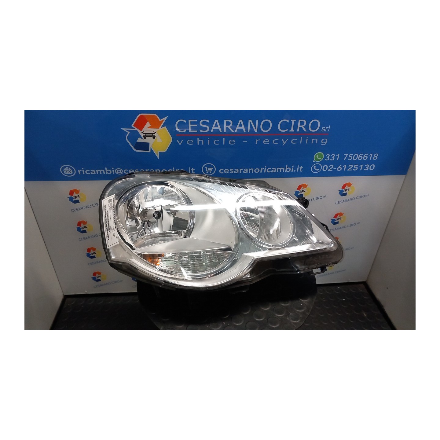 PROIETTORE VALEO DX. 101 VOLKSWAGEN POLO (9N) (04/05-) BUD 6Q1941008AT