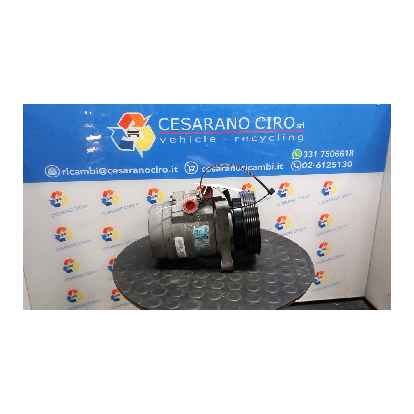 COMPRESSORE A/C COMPL. 018 CHEVROLET (DAEWOO) CAPTIVA (C100) (07/06-03/11) Z24SED 96629606