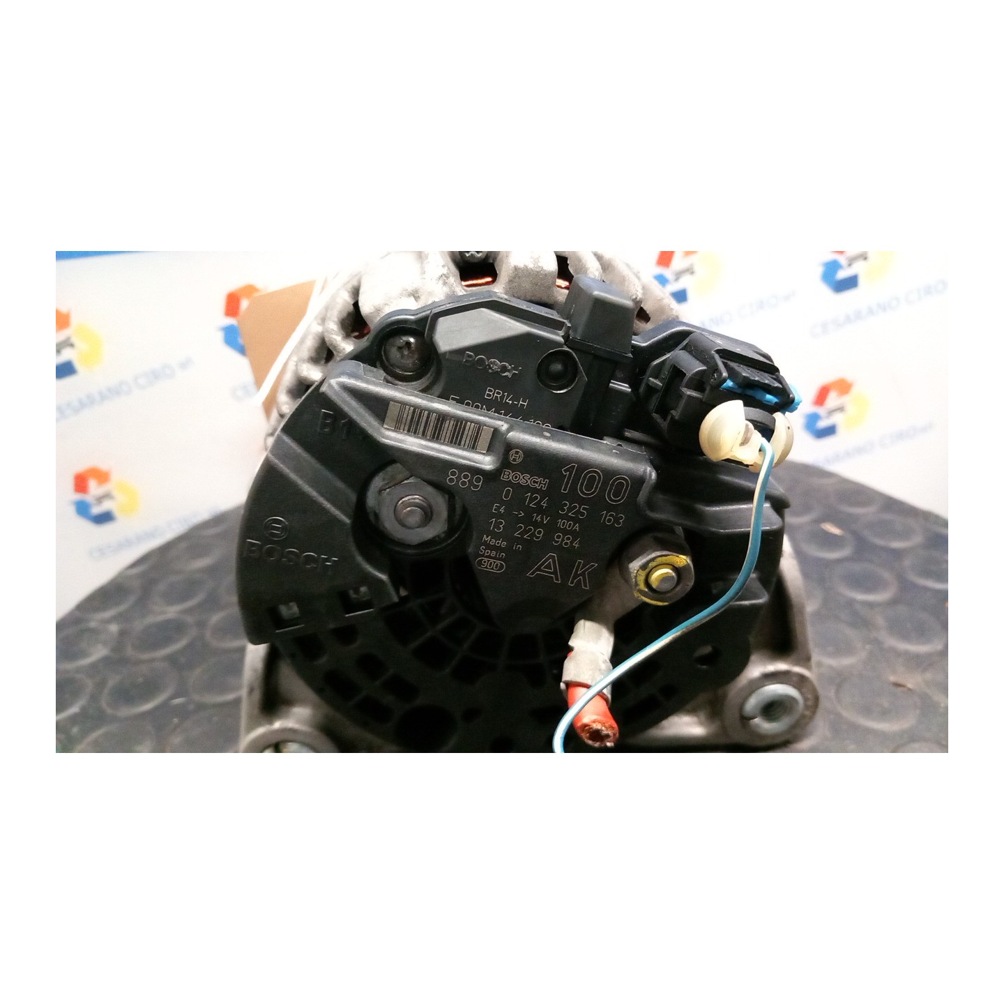 ALTERNATORE 120AMP 114 OPEL MERIVA (X03) (03/03-12/10) Z16XEP 95519865