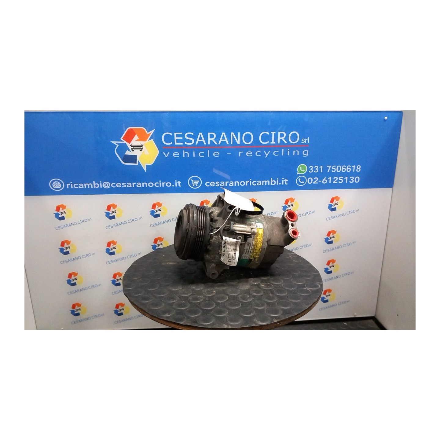 COMPRESSORE A/C 119 OPEL MERIVA (X03) (03/03-12/10) Z16XEP 93190814