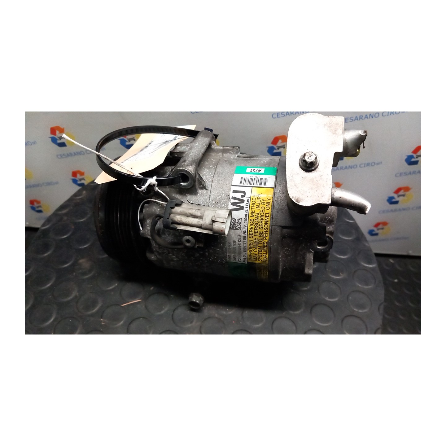 COMPRESSORE A/C 123 OPEL ASTRA (A04) (01/04-03/11) Z17DTH 13124751