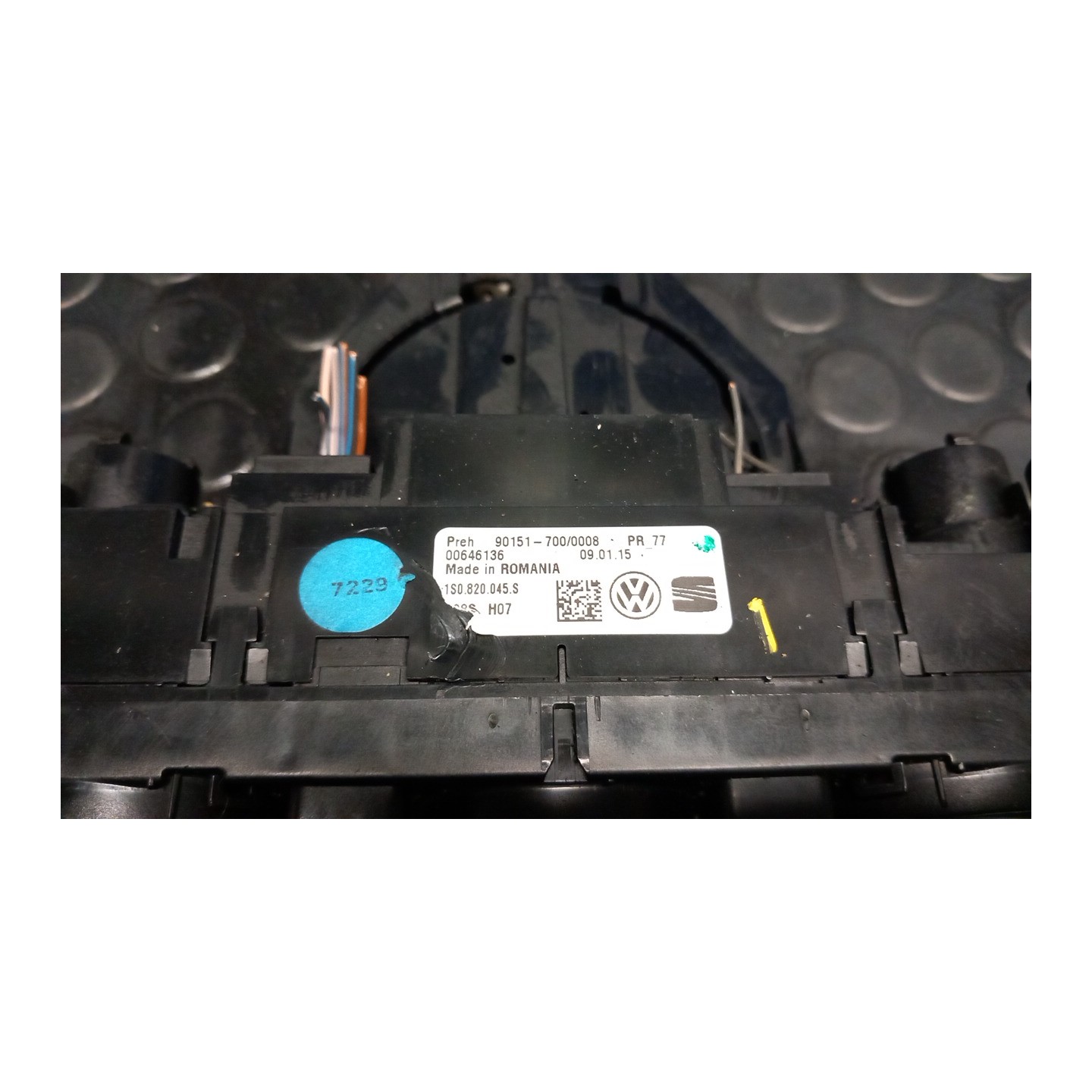 BLOCCO COMANDO CLIMATIZZAZIONE 061 VOLKSWAGEN UP! (1S) (11/11-10/16) CPG 1S0819045MOQN