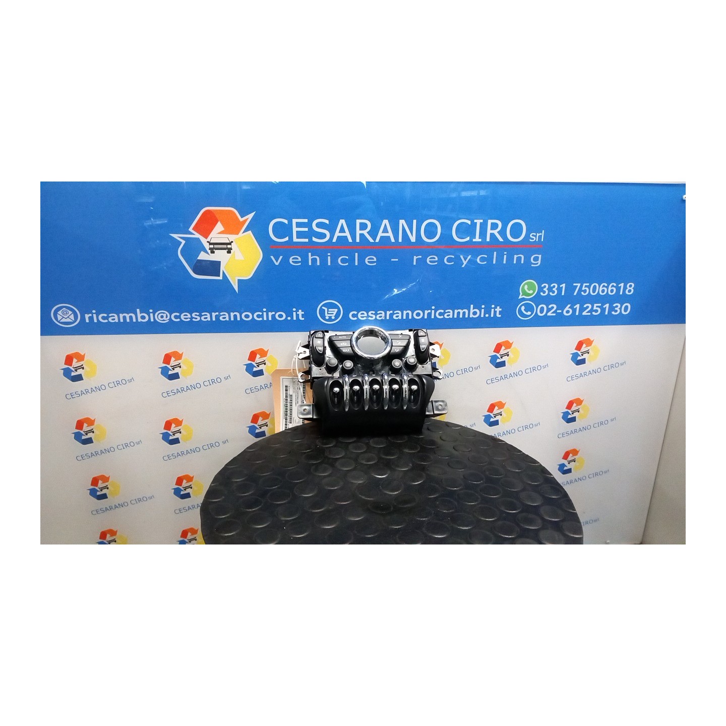 BLOCCO COMANDO CLIMATIZZAZIONE C/CLIMA AUTOM. 086 MINI MINI COUNTRYMAN (R60) (06/10-0 N47C16A 64113456392