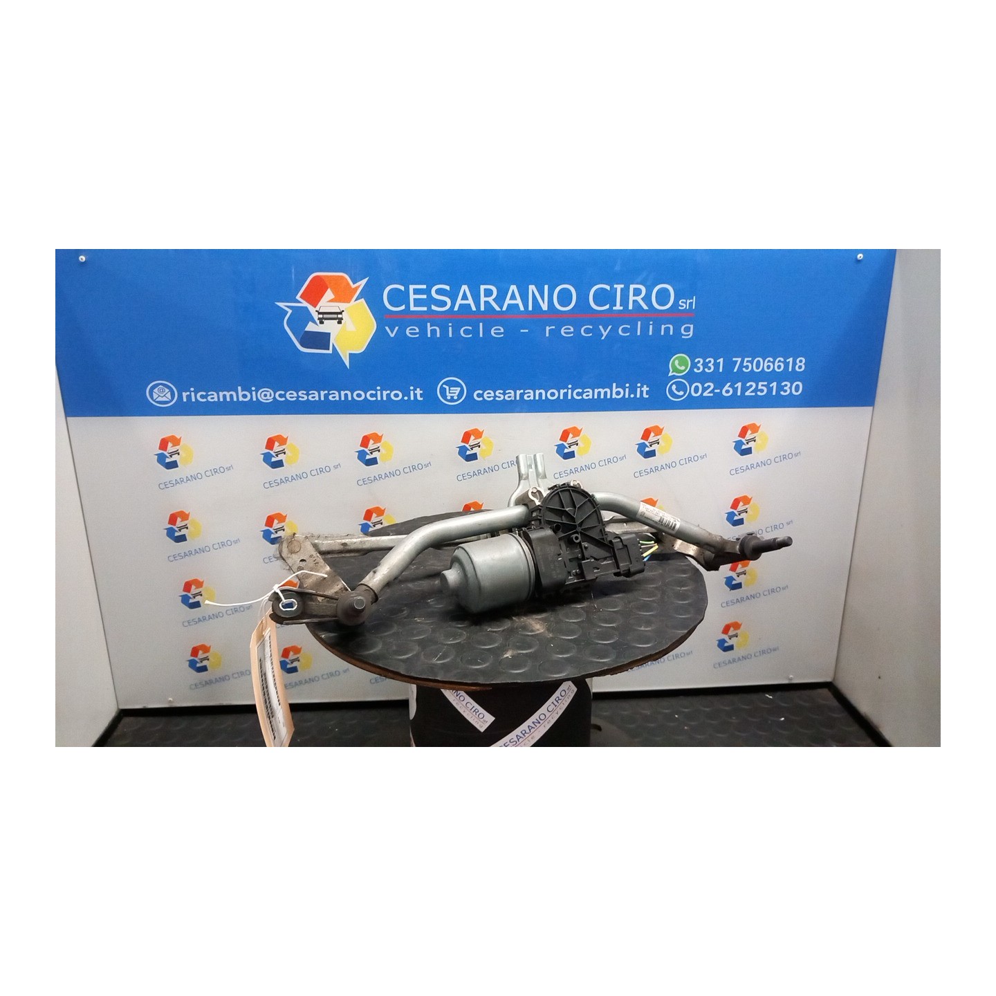 MECCANISMO TERGIPARABREZZA CON MOTORINO 097 PEUGEOT 208 (01/12-11/15) 9H06 9673222580