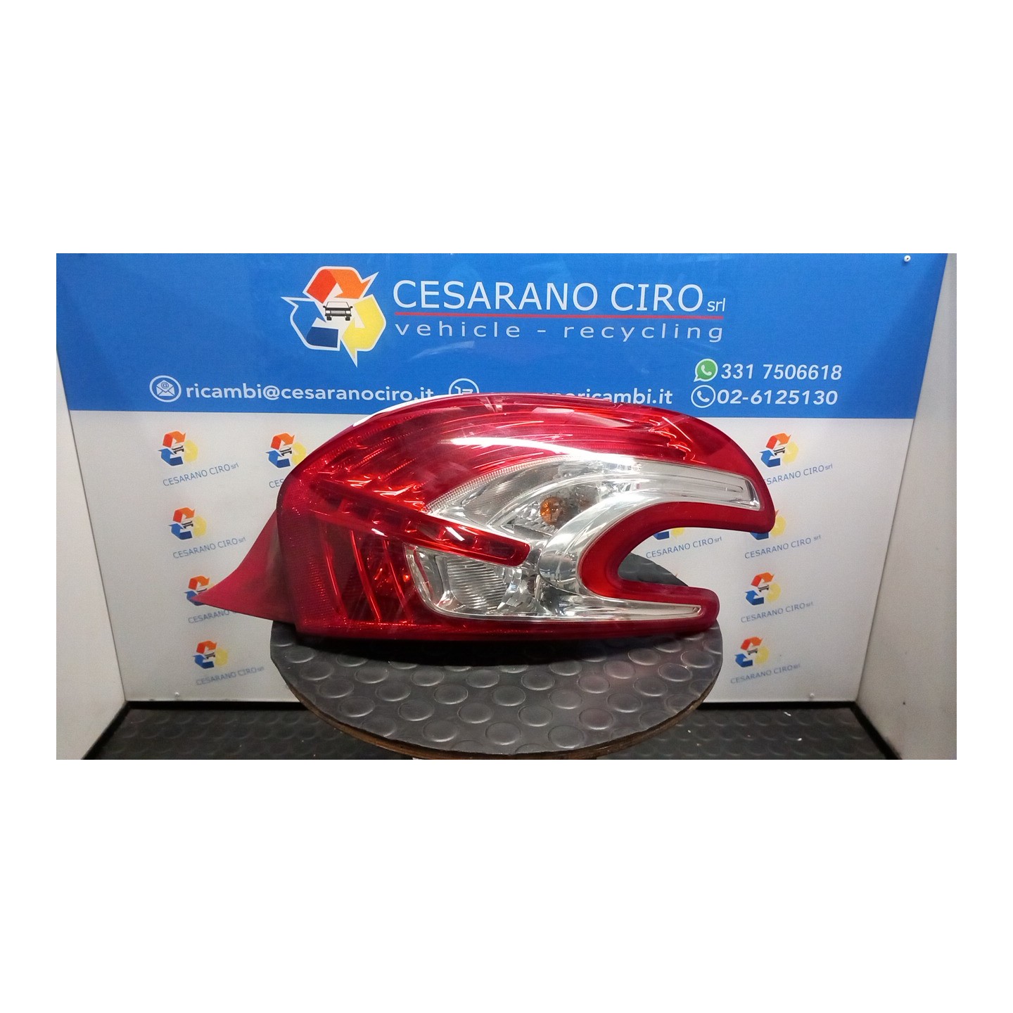 FANALE POST. DX. 098 PEUGEOT 208 (01/12-11/15) 9H06 9672628380
