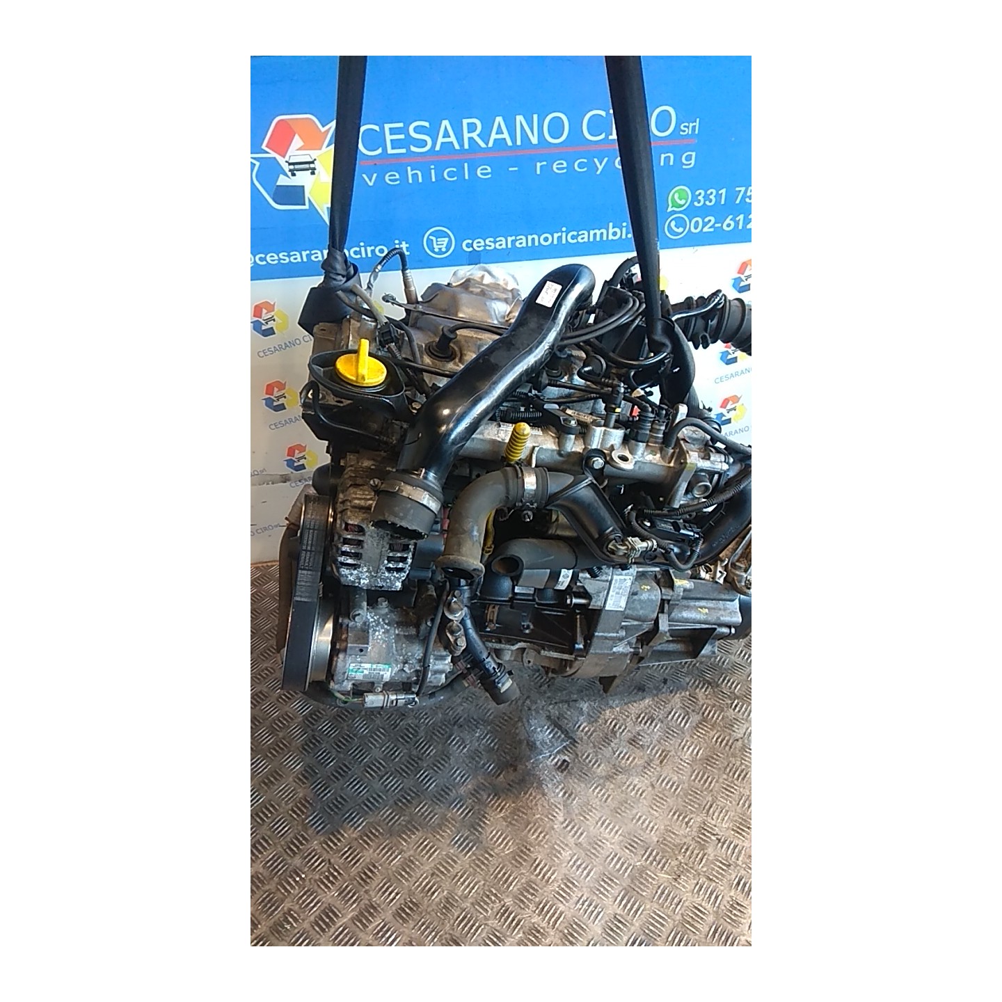 MOTORE SEMICOMPL. 118 RENAULT CLIO 3A SERIE (05/09-) D4FH7 7701478030