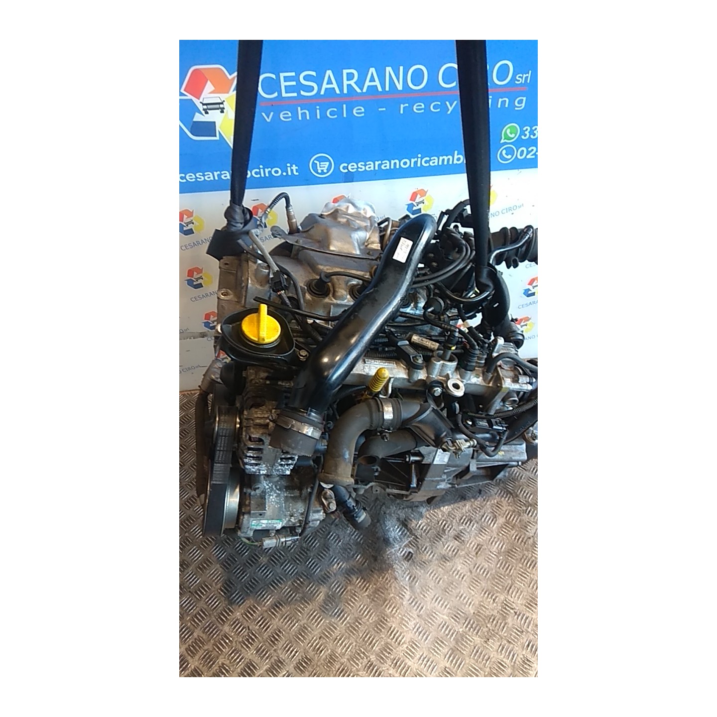 MOTORE SEMICOMPL. 118 RENAULT CLIO 3A SERIE (05/09-) D4FH7 7701478030
