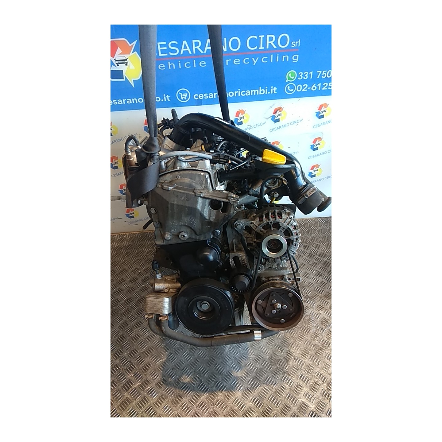 MOTORE SEMICOMPL. 118 RENAULT CLIO 3A SERIE (05/09-) D4FH7 7701478030