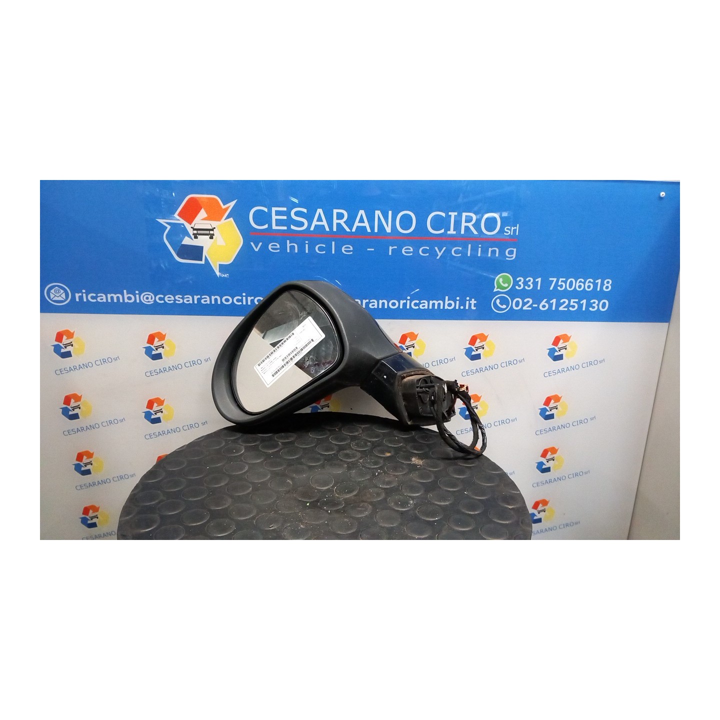 RETROVISORE EST. REGOLAZ. ELETTR. RIPIEGHEVOLE SX. 153 PEUGEOT 207 (04/06-06/09) KFU 8149ZJ