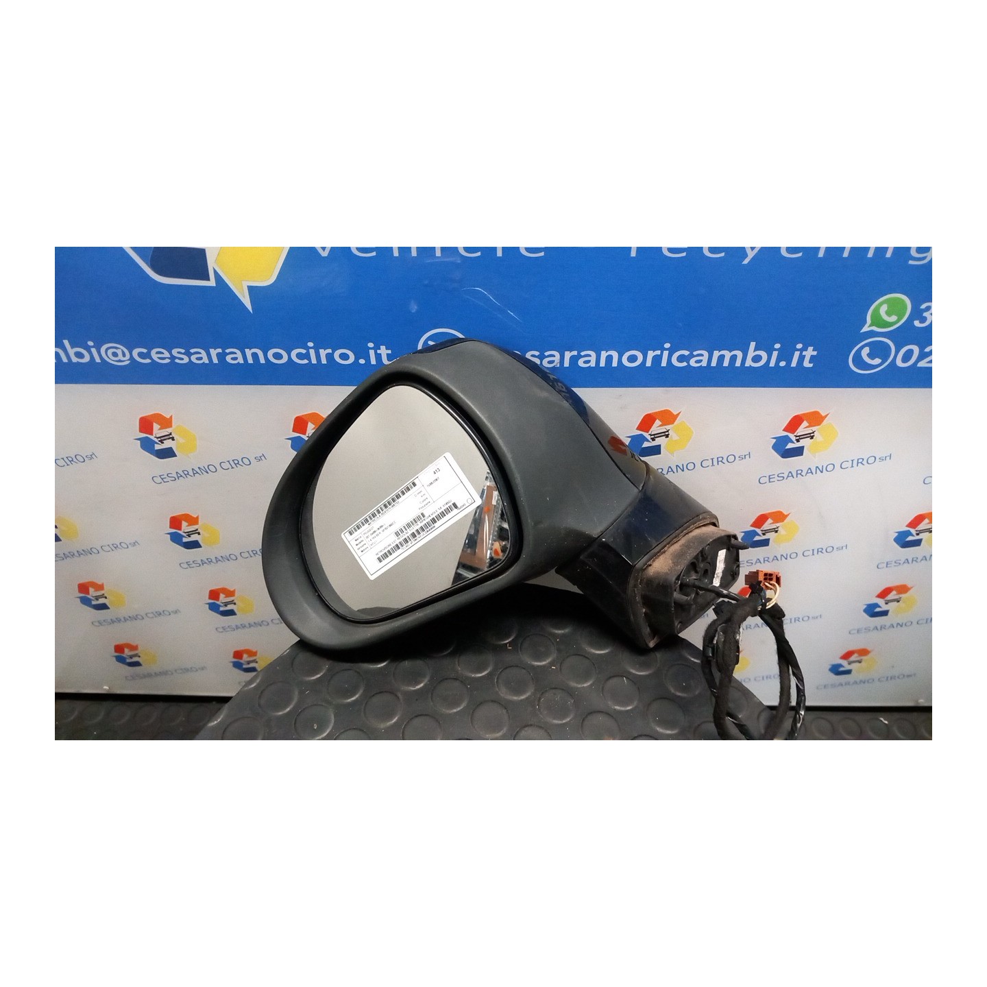 RETROVISORE EST. REGOLAZ. ELETTR. RIPIEGHEVOLE SX. 153 PEUGEOT 207 (04/06-06/09) KFU 8149ZJ
