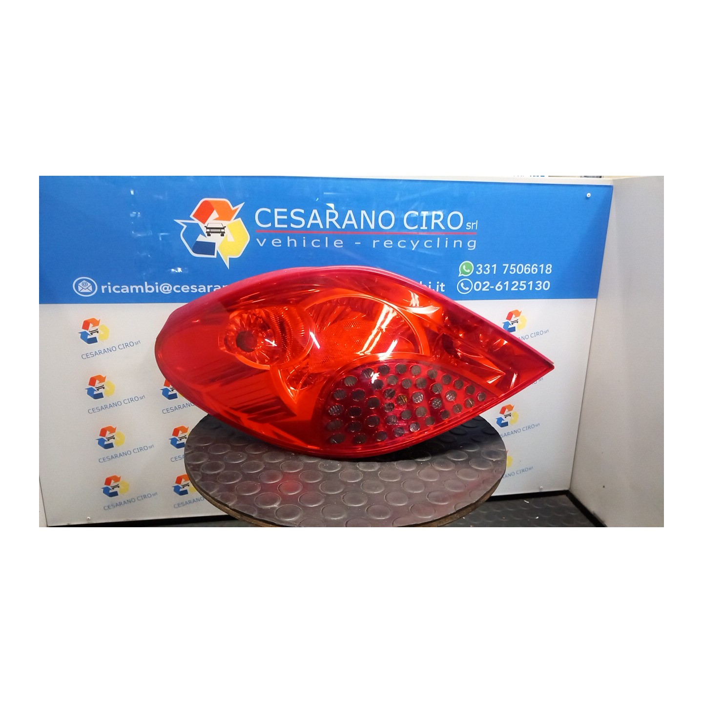 FANALE POST. SX. 154 PEUGEOT 207 (04/06-06/09) KFU 6350Y7