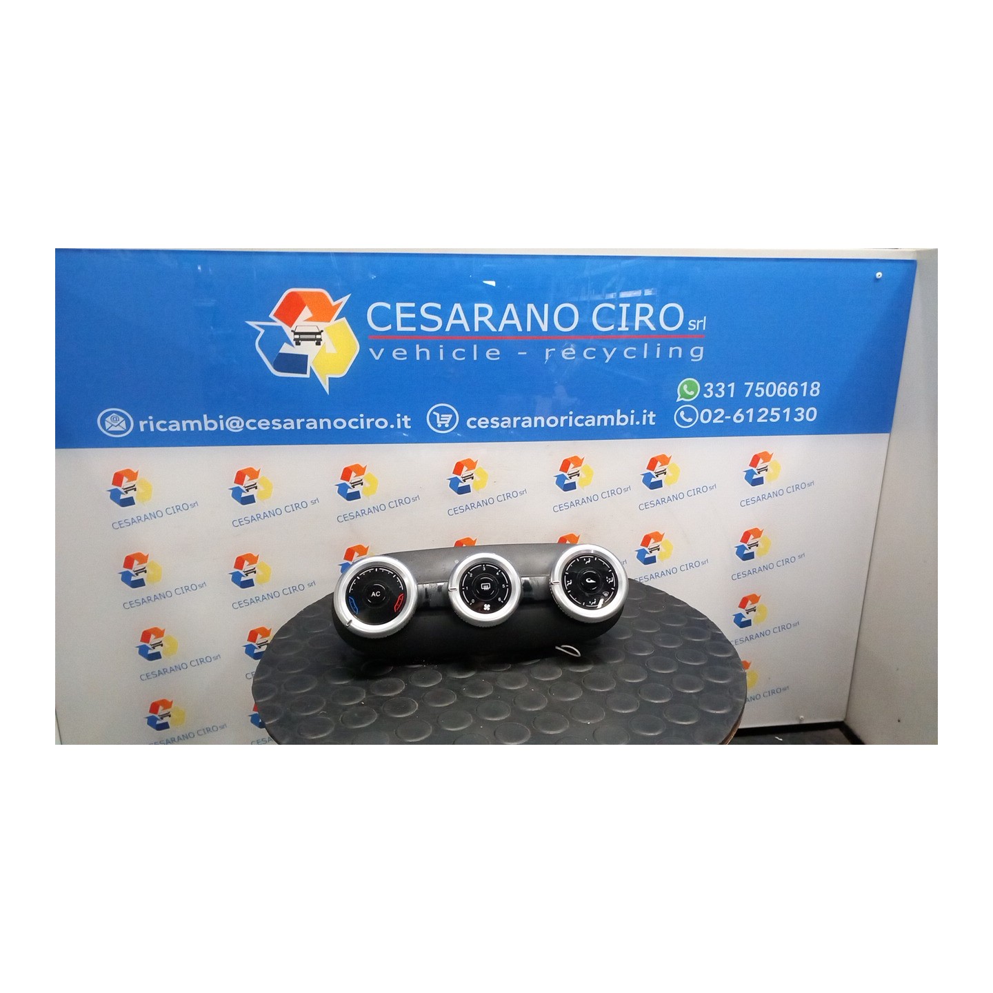 BLOCCO COMANDO CLIMATIZZAZIONE CLIMA1 002 ALFA ROMEO GIULIETTA (X7) (03/10-10/13) 198A4000 156100041