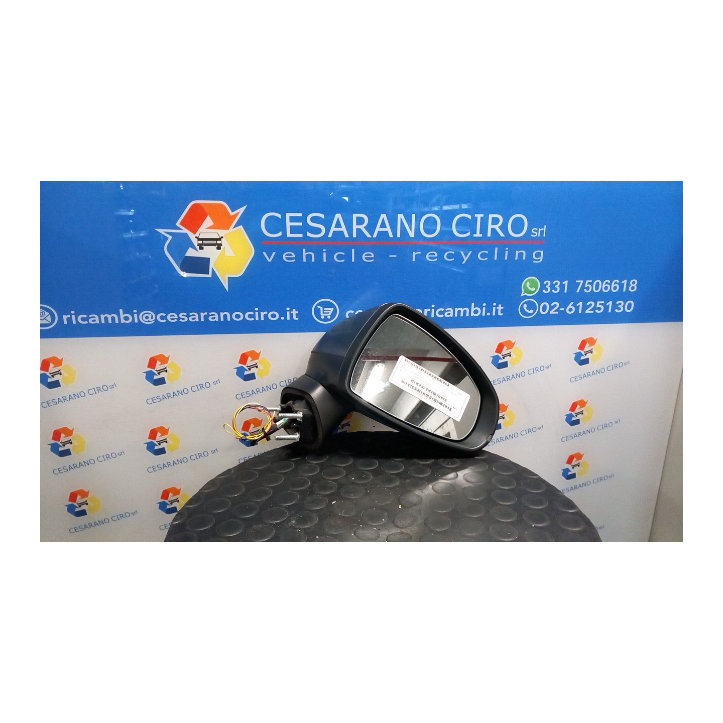 RETROVISORE EST. REGOLAZ. ELETTR. RIPIEGHEVOLE ELET. DX. 025 AUDI A1 (8X) (05/10-03/19) CBZ 8X1857410M9B9