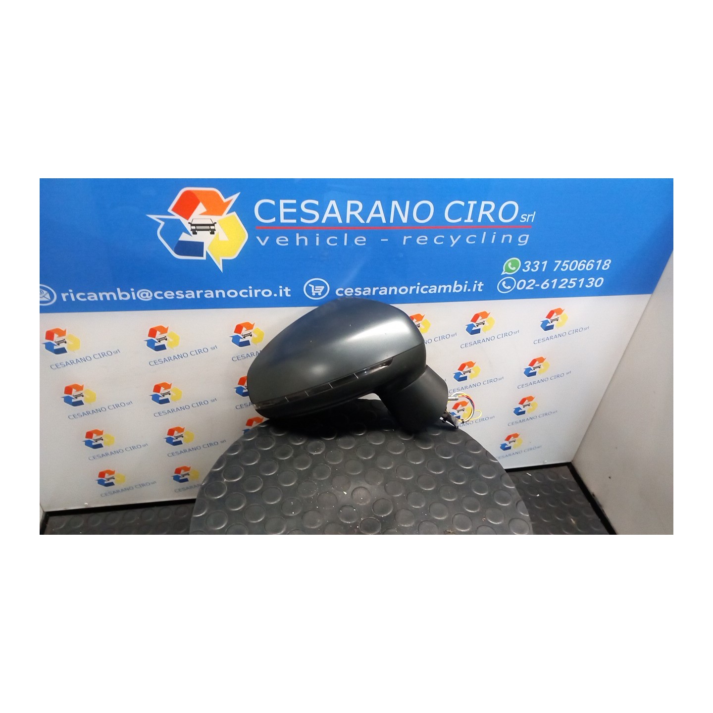 RETROVISORE EST. REGOLAZ. ELETTR. RIPIEGHEVOLE ELET. DX. 025 AUDI A1 (8X) (05/10-03/19) CBZ 8X1857410M9B9
