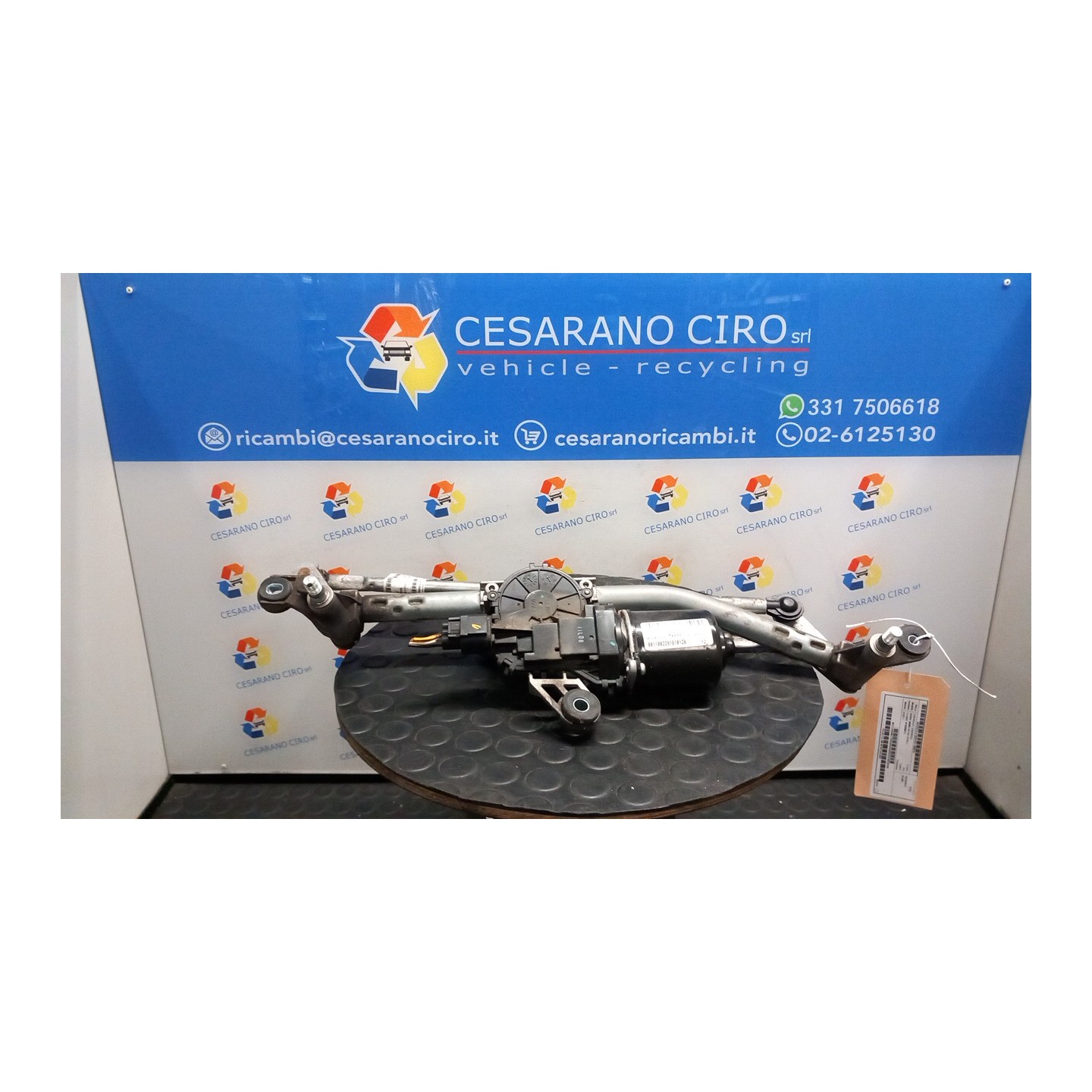 MECCANISMO TERGIPARABREZZA 076 CHEVROLET (DAEWOO) SPARK (M300) (01/10-12/15) B10D1 95228165