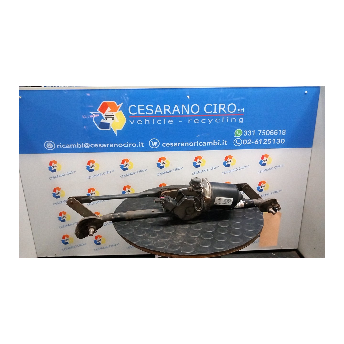 MECCANISMO TERGIPARABREZZA CON MOTORINO 153 KIA CERATO (10/04-02/08) D4FA 981002F000