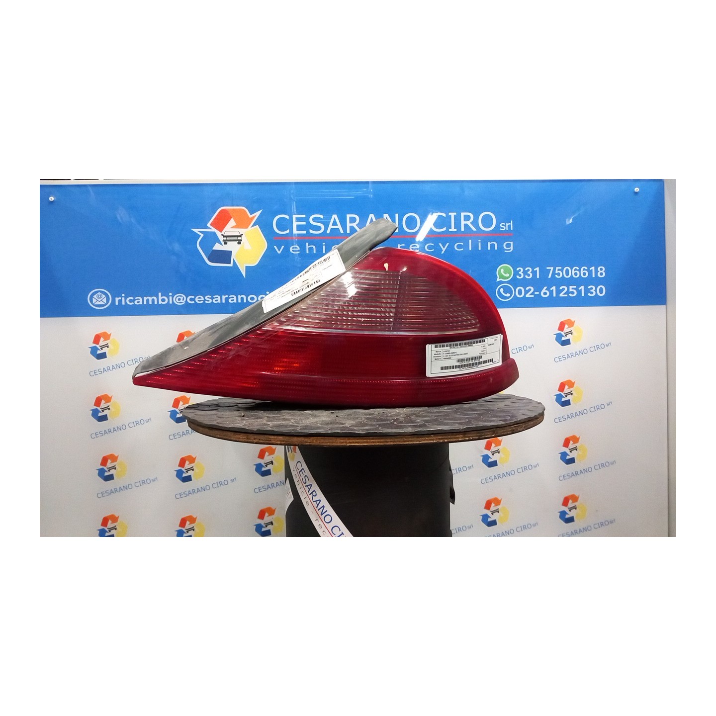 FANALE POST. DX. 008 LANCIA Y (10/00-03/04) 188A4000 46777339