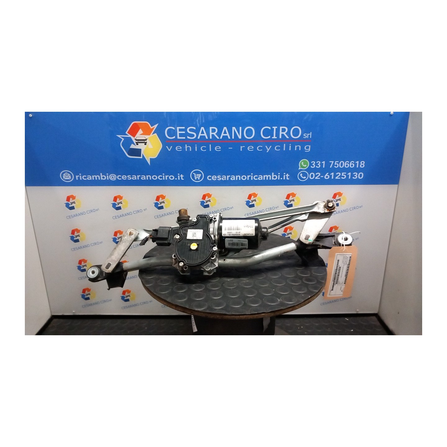 MECCANISMO TERGIPARABREZZA 068 HYUNDAI I20 (11/14-) D3FA 98120C8000
