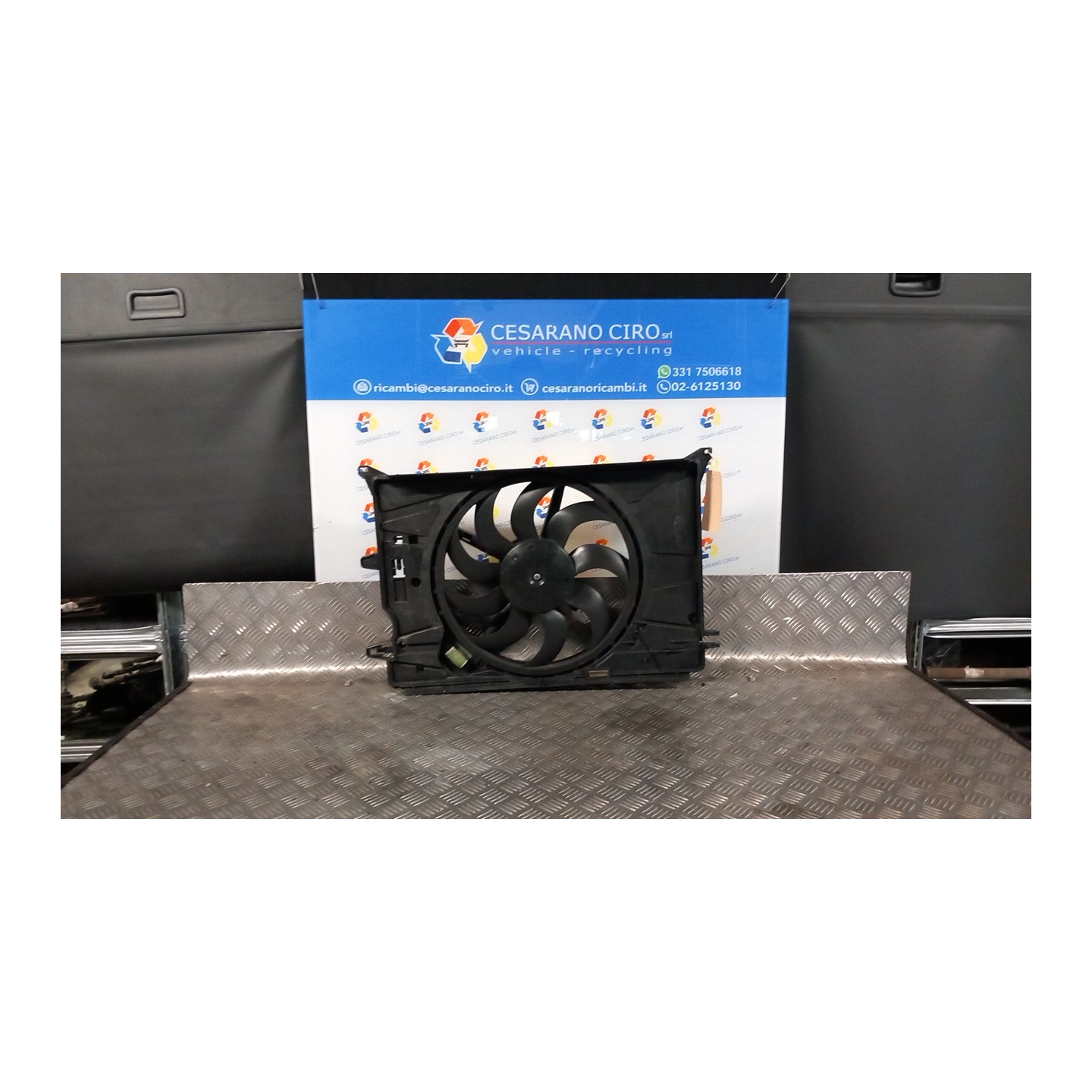 ELETTROVENTOLA CON SUPPORTO 011 FIAT 500X (5F) (11/14-08/19) 55260384 51965900