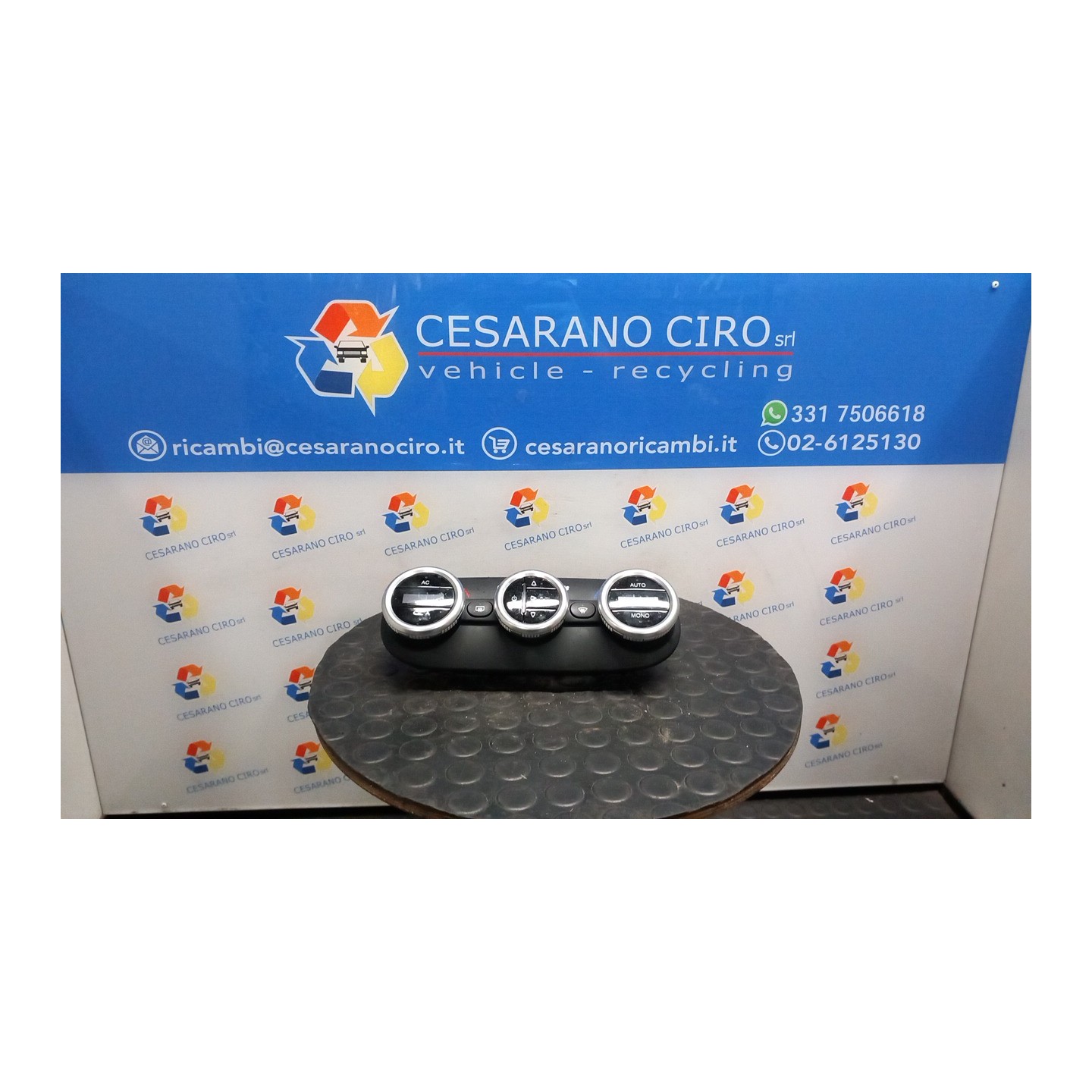 BLOCCO COMANDO CLIMATIZZAZIONE CLIMA1 057 ALFA ROMEO GIULIETTA (X7) (03/10-10/13) 940A5000 156100041