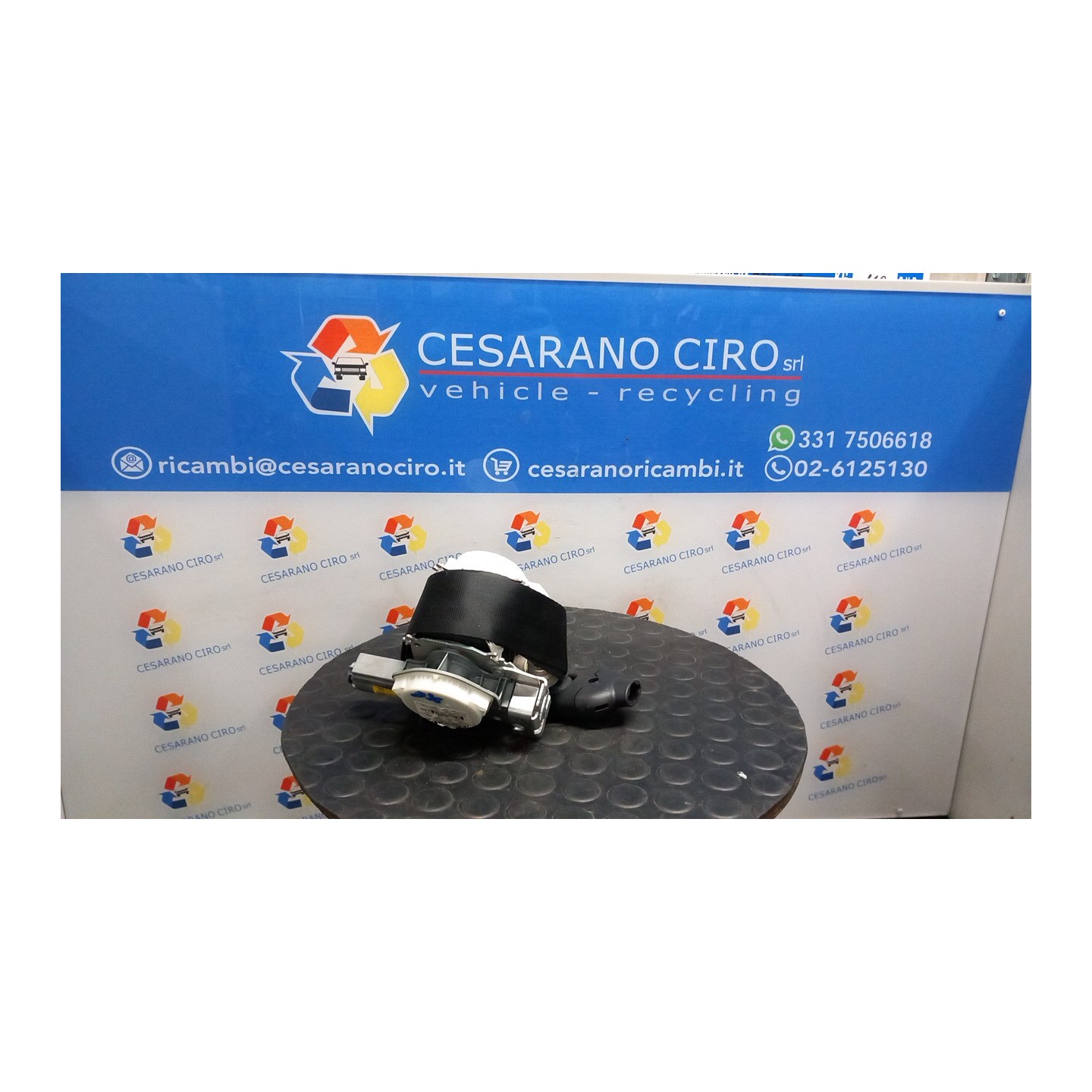 CINTURA DI SICUREZZA ANT. DX. 062 ALFA ROMEO GIULIETTA (X7) (03/10-10/13) 940A5000 156101395