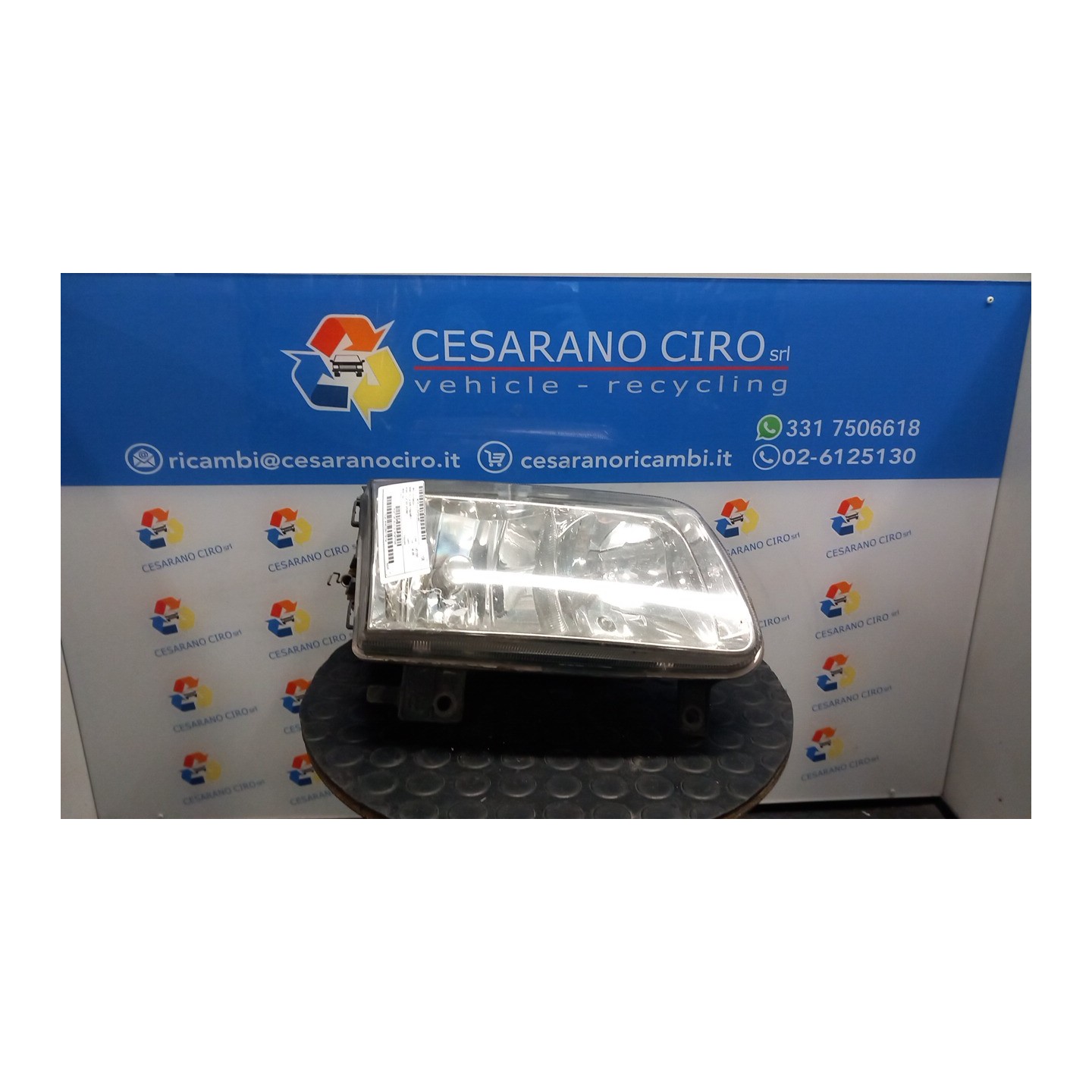 PROIETTORE VALEO DX. 071 VOLKSWAGEN POLO 3A SERIE (11/94-09/01) AUD 6N1941018AB