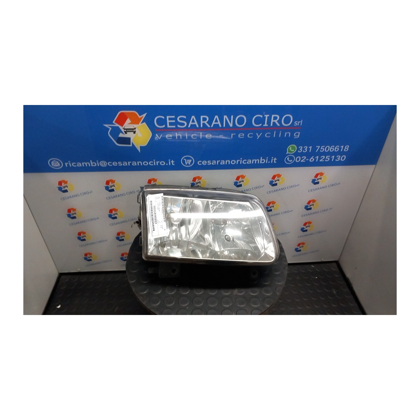 PROIETTORE VALEO DX. 071 VOLKSWAGEN POLO 3A SERIE (11/94-09/01) AUD 6N1941018AB