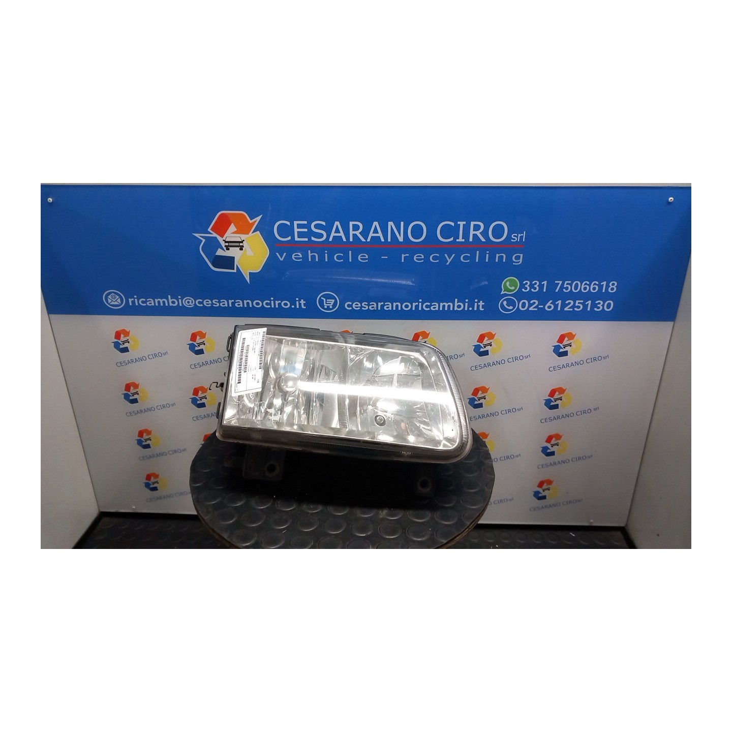 PROIETTORE VALEO DX. 071 VOLKSWAGEN POLO 3A SERIE (11/94-09/01) AUD 6N1941018AB