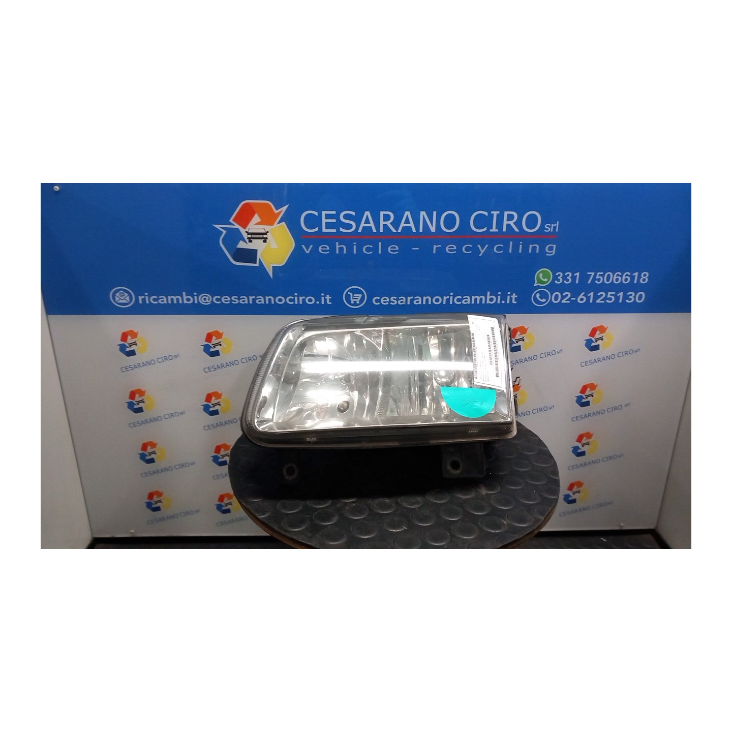 PROIETTORE VALEO SX. 072 VOLKSWAGEN POLO 3A SERIE (11/94-09/01) AUD 6N1941017AB
