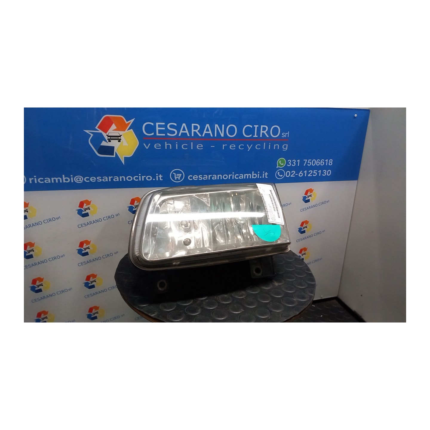 PROIETTORE VALEO SX. 072 VOLKSWAGEN POLO 3A SERIE (11/94-09/01) AUD 6N1941017AB