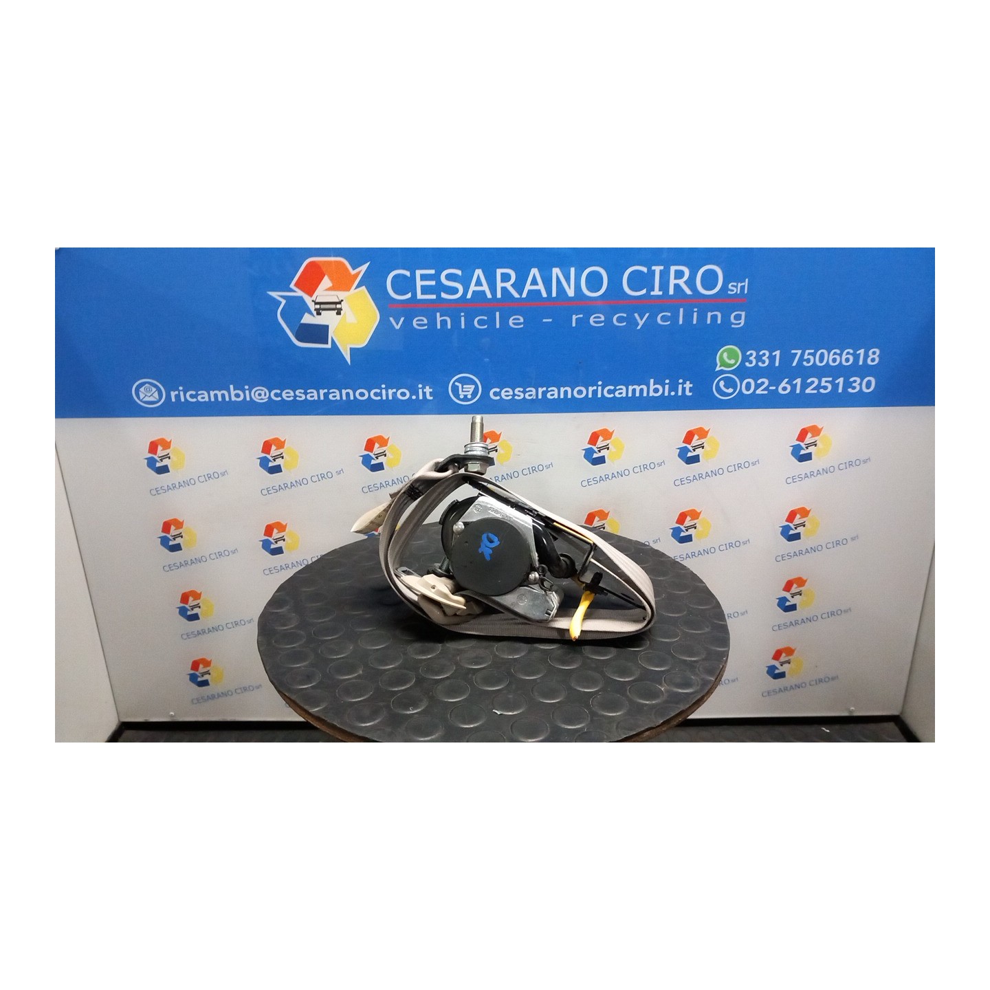 CINTURA DI SICUREZZA ANT. DX. 080 PEUGEOT 4007 (06/07-) 4HN 8975G7